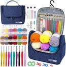Yarniss Crochet Kits for Beginners, All in One Crochet Kits with 840 Yards Crochet Yarn, 10 Size Ergonomic Crochet Hooks 2.0mm~6.5mm by TinyTreasures Baby Boutique