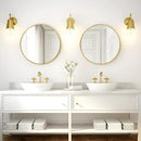 Fabuday Gold Circle Mirror for Bathroom - Small 18 Inch Round Mirror for Wall Decor with Golden Matte Frame, Living Room, Bedroom, Entryway Circular Mirrors by CozyNest Decor