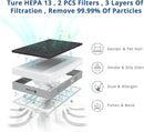Large Room Air Purifier, H13 True HEPA,4555 Sq.Ft Coverage,24dB Low Noise For Bedroom Air Purifiers,Removal Of 99.99% 0.01 Microns Particles, PM2.5 Monitor(Y1000) by TinyTreasures Baby Boutique
