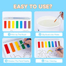 PIRIE Paint with Water Coloring Books for Kids,Watercolor Painting Sets Painting Activity for Kids Ages 3 4 5 6 7 8+,Birthday Gifts Arts & Crafts Toy (Animal) by TinyTreasures Baby Boutique
