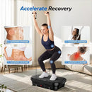 MERACH Vibration Plate Exercise Machine, Vibration Plate for Lymphatic Drainage Weight Loss, Vibrating Plate Exercise Machine with Bluetooth and LED Display, Workout Equipment for Women Men Home by CozyNest Decor