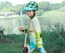 Kids Bike Helmet, Youth Toddler Boys Girls Helmets, 2 Size Adjustable for Ages 2-3-5-8-14 Years, Child Helmet with Visor and LED Light, Lightweight Multi-Sport Bicycle Scooter Cycling Helmets by TinyTreasures Baby Boutique