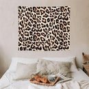 HZOHNAGO Leopard Print Tapestry Rustic Brown Leopard Wild Animal Printed Wall Tapestry Painting Wall Hanging for Bedroom Living Room Dorm 60" W x 50" H by CozyNest Decor