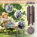 Personalized Wind Chimes, Wind Chimes for Loss of Loved Father/Mother/Lover, Commemorative Sympathy Bereavement Gifts for Condolences/Funeral (36 inch) by CozyNest Decor