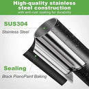 Pragmatist Bow Rake Heavy Duty 60" Metal Head Garden Rake with Adjustable Stainless Steel Handle Garden Tool for Loosening Soil Leveling Mulch Gathering Leaf by GreenHaven Gardens