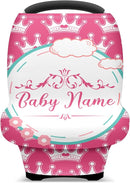 Baby Car Seat Stroller Cover Nursing Cover New Mom Breastfeeding Scarf Soft Stretchy Infant Carrier Cover Car Canopy Coverage by TinyTreasures Baby Boutique