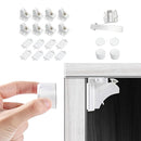 Vmaisi Adhesive Magnetic Cabinet Locks for Babies (8 Locks and 2 Keys) by TinyTreasures Baby Boutique
