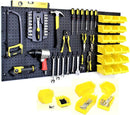 WallPeg 24" x 48" Pegboard Wall Organizer - Kit (PK-312-B) Peg Board Organizer Accessories for Garage pegboard Storage, Tool & Craft Organization with Pegboard. Hooks, and Peg Board Bins by GreenHaven Gardens