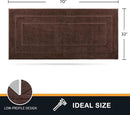 PURRUGS Dirt Trapping Door Mat 32" x 70", Non-Slip/Skid Machine Washable Entryway Rug, Dog Doormat, Super Absorbent Welcome Mat for Muddy Wet Shoes and Paws, Brown by CozyNest Decor