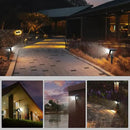 Solar Spot Lights Outdoor IP65 Waterproof, 53 LEDs Solar Powered Garden Yard Lights Outdoor 3 Modes Landscape Spotlight Wall Light with Auto On/Off for Driveway Porch 2 Pack (Cool White) by GreenHaven Gardens