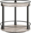 Lazy Susan Organizer, Rotating Spice Rack, 2 Tier Spice Turntable Organizer, Industrial Turntable Spice Holder, for Kitchen Countertop and Cabinet, Compact and Versatile, Greige SR22BG by CozyNest Decor
