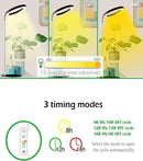 yadoker Plant Grow Light for Indoor Plant,Desk LED Grow Light,Height Adjustable,Automatic Timer with 8/12/16 Hours,10-Level Brightness,Ideal for Small Plant Grow by GreenHaven Gardens