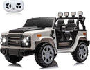 12V SUV 5MPH 2-Seater Ride on Toys, Ride-on Truck Toy w/Parent Remote,4W/2D 3-Speed Kids Electric Vehicles with Motor,Spring Suspension,LED,Music (12V Electric Ride on Truck SUV) by TinyTreasures Baby Boutique