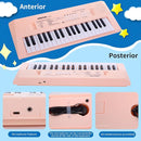 Kids Piano Keyboard, 37 Keys Portable Music Keyboard Early Learning Educational Electronic Music Piano Instrument Toys for 3 4 5 6 Year Old Boys and Girls (Pink) by TinyTreasures Baby Boutique