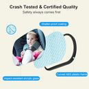 Baby Car Mirror, Safety Car Seat Mirror for Rear Facing Infant, Clear Wide View, 360°Rotation, Easily Observe the Baby Move, Secure, Shatterproof, Crash Tested and Certified (2-Pack) by TinyTreasures Baby Boutique