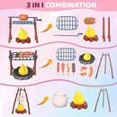 Camping Set Toys with Pop up Tent Pretend Play Indoor Outdoor Camping Playset,Christmas Birthday Gifts for Toddlers Kids Girls 3-5 Years Old by TinyTreasures Baby Boutique