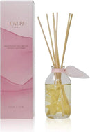 LOVSPA Reed Diffuser Set, Soothe Tahitian Vanilla Bean Scented Oil Diffuser with Sticks, Home Fragrance Accessories for Bathroom Shelf Decor, Aroma Diffusers for Home or Office Fall Decor, USA Made by CozyNest Decor
