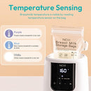 NCVI 4+7 oz Breastmilk Storage Bag Freezer for 0-3 Months, Breast Milk Feeding Bag with Temp-Sensing, Doubled-Sealed, Self Standing, Easy Pour Spout, BPA-Free, 4oz(70count)+7oz(30count) by TinyTreasures Baby Boutique