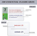 U.S Civics Test Flash Cards Combo Set,2025 US Citizenship Test Flash Cards & Study Guide Combo, Bilingual English/Spanish Naturalization Prep Kit with 100+ Civics Questions by TinyTreasures Baby Boutique