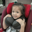 INFANZIA Kids Chin Supporting Travel Neck Pillow, Helps Support Head and Neck, Comfortably Designed for Head, Neck, and Chin Support - Ideal for Toddlers and Children,Black by TinyTreasures Baby Boutique
