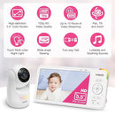 VTech 5.5" IPS Screen 720P Video Baby Monitor with Camera and Audio, Pan-Tilt-Zoom, Night Light, 2-Way Talk, Lullabies, Soothing Sounds, Long Battery Life, No WiFi: Advanced HD Plus by TinyTreasures Baby Boutique