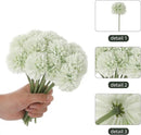 Kimura's Cabin 20Pcs Fake Chrysanthemums Artificial Silk Ball Flowers Faux mums Flower for Spring Wedding Festival Home Table Core DIY Decoration (Light Green) by CozyNest Decor