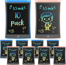 TEKFUN 10 Pack LCD Writing Tablet with Stylus, 8.5in Erasable Doodle Board Mess Free Drawing Pad for Kids, Car Trip Educational Toys Birthday Christmas Gift for 3 4 5 6 7 Girls Boys by TinyTreasures Baby Boutique