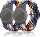 2 Pack Kids Bracelet Compatible with AirTag, GPS Kid Tracker Holder Braided Wristband for Apple Air Tag, 2022 Upgraded Nylon Adjustable Anti Lost Airtag Watch Band for Kids Children Elders by TinyTreasures Baby Boutique
