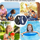 2 Pack Waterproof Airtag Wristband Kids - Anti-Lost Silicone Airtag Holder Cases for Toddler - GPS Tracker Watch Band (Black+Blue) by TinyTreasures Baby Boutique