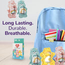 BioSwiss Care Bears Bandages, Classic Care Bear Shaped Self Adhesive Bandage, Latex Free Sterile Wound Care, Fun First Aid Kit Supplies for Kids, 24 Count by TinyTreasures Baby Boutique