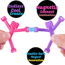 12 PCS Magnetic Travel Toys for Kids, Creative, Portable and Educational, Magnetic-People-Magnet-Men: Cute Robot & Funny Magnets, Small Fidget Toys for Classroom Prizes, Easter Egg Stuffers, Office by TinyTreasures Baby Boutique