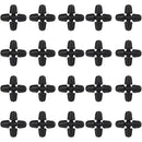 Drip Irrigation Fittings for 1/4 inch Tubing (0.16" ID x 0.28" OD), 20 Pcs Anti-Drop Locked Barbed Reducing 4-Way Coupling for Drip Line Connectors by GreenHaven Gardens
