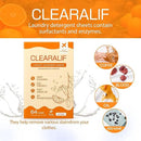 CLEARALIF Laundry Detergent Sheets, Orange, 64 Load, CLEARALIF Laundry Detergent Strips Eco Friendly & Hypoallergenic by CozyNest Decor