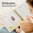 2-Pack Round Inkless Baby Hand and Footprint Kit - Mess Free Ink Pad for Newborn Keepsake, Dog Nose & Paw Print Kit, Clean Touch Ink Pad for Baby Hand & Footprints, Ideal New Mom Gifts (Auburn) by TinyTreasures Baby Boutique