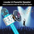Bluetooth Karaoke Microphone Wireless: Portable Handheld Mic for Kids Adults Singing - Perfect for Christmas Birthday Holiday Party by TinyTreasures Baby Boutique