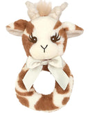 Bearington Collection Baby Lil' Patches, 5.5 in Giraffe Plush Stuffed Animal Baby Rattle, Newborn Toys Gift - Giraffe Stuffed Animal by TinyTreasures Baby Boutique