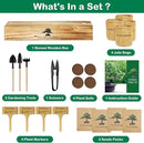 Bonsai Tree Kit, Bonsai Starter Kit for Growing Bonsai Plants with Tools, Grow Bonsai Tree Live Indoor, Garden Crafts Hobby Kits, Unique DIY Gardening Gifts for Men Women Mother by GreenHaven Gardens