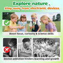 Kids Microscope with Bug Catcher Kit, 1080P Digital Mini Handheld Microscope STEM Science Toy with LED Light, Rechargeable, Portable, Supports 64GB TF Card, Educational Gift for Kids Ages 3-12 (Green) by TinyTreasures Baby Boutique