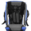 ClevrPlus Cross Country Baby Backpack Carrier, Blue, Toddler Hiking Backpack with Comfortable Seat, Adjustable Straps & Belt, Foldable Frame Lightweight Large Capacity Child Carrier for Outdoor by TinyTreasures Baby Boutique