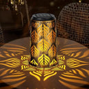 2 Pack Palm Leaves Solar Lantern, Solar Lights Outdoor Waterproof, Outside Hanging Lanterns Garden Lights for Yard Porch Decorative, Thanksgiving Birthday Mothers Day Gifts for Women Men Mom by GreenHaven Gardens