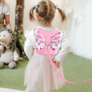Accmor Toddler Harness Leash, Cute Butterfly Kids Leash + Anti Lost Wrist Link for Outdoor Travel, Adorable Child Walking Harness Wristband Assistant Strap Belt Keep Kids Close for Baby Boys Girls by TinyTreasures Baby Boutique