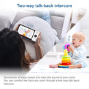 VTech VM818HD Baby Monitor, 5" 720p Screen, Night Light, 110-degree Wide-Angle True-Color DayVision, HD No Glare NightVision, 1000ft Range, 2-Way Talk, Secure Transmission No WiFi by TinyTreasures Baby Boutique