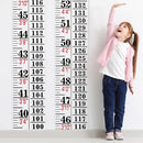 Tatuo Growth Chart Wall Labels Height Indicator Tape Ruler Growth Chart Decor Height Indicator Adhesive Ruler for Home Room Measuring (Clear) by TinyTreasures Baby Boutique