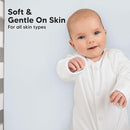 KeaBabies 2-Pack Organic Crib Sheets for Boys, Girls - 52x28 Fitted Crib Mattress Sheet Neutral, Breathable Jersey Cotton Cover for Baby Bed, Toddler Mattress, Soft & Cute Prints (Hazy) by TinyTreasures Baby Boutique