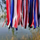 Satin Ribbon Windsock Streamer, Outdoor Decorations for Your Patio, Garden, Yard, Dock and Camper, 41-Inch, WS41-LBH by GreenHaven Gardens