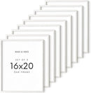 HAUS AND HUES Standalone White Oak Frames Set of 9-16x20 by CozyNest Decor