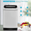 Giantex Full Automatic Washing Machine, 2 in 1 Portable Laundry Washer 1.5Cu.Ft 11lbs Capacity Washer and Spinner Combo 8 Programs 10 Water Levels Energy Saving Top Load Washer for Apartment Dorm by CozyNest Decor