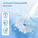 Aimery 100 Counts Blue Disposable Toilet Bowl Cleaning Wand Refills Compatible With Clorox(100,Blue) by CozyNest Decor