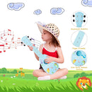 YOLOPARK 17" Kids Toy Guitar for Girls Boys, Mini Toddler Ukulele Guitar with 4 Strings Keep Tones Can Play for 3, 4, 5, 6, 7 Year Old Kids Musical Instruments Educational Toys for Beginner (Blue) by TinyTreasures Baby Boutique