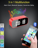 AFK Alarm Clock with Bluetooth Speaker,Digital Clock for Bedrooms,Alarm Clock for Heavy Sleepers Adults with Dual Alarm,Snooze,Dimmable LED Display. by TinyTreasures Baby Boutique